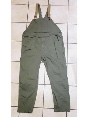 REI Cooperative Mens Overalls Size Large X 32 (L) Outdoor Canvas Double Knee Men